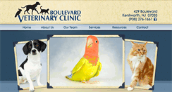Desktop Screenshot of boulevardveterinaryclinic.com